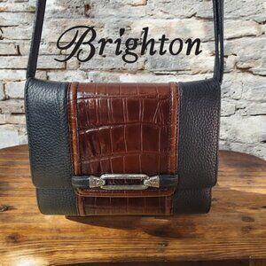 Brighton Cross Body Leather Purse Organizer
